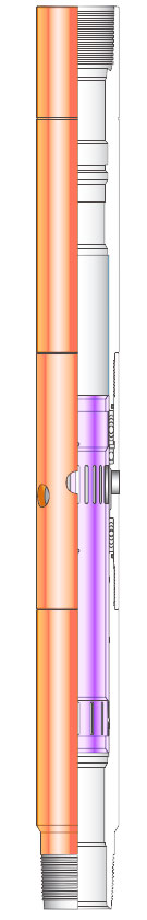 Engineering drawing of the non-elastomeric sliding sleeve