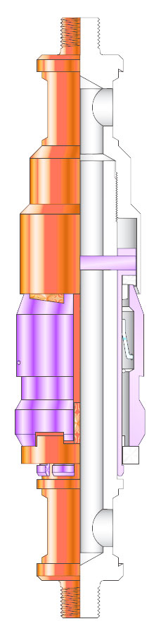 Engineering drawing of the Type B shifting tool